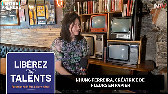 TV Locale Nantes - 'Libérez vos Talents' avec Nhung Ferreira, Créatrice de fleurs en papier